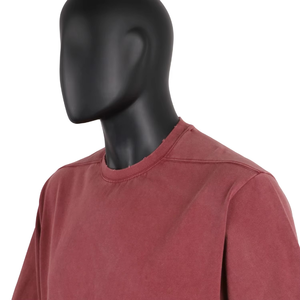 T-shirt décontracté pour homme, coupe oversize, en jersey de coton épais, non tissé, épaules tombantes, coupe carrée, style streetwear, OEM - Product Image 4