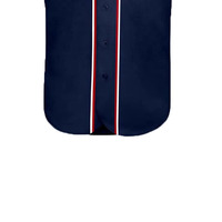 Ensemble d'uniformes de baseball de haute qualité à manches courtes avec logo frontal, nom d'équipe personnalisé, vêtements de sport en sergé, prix de gros