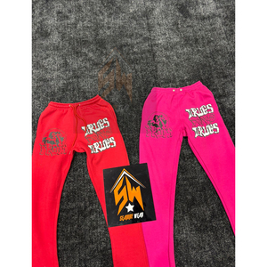 Premium Quality Men Acid Wash Mid <b>Trouser</b> 100% Cotton Material Lightweight Eco-Friendly Customised Logo Printing Streetwear OEM - Product Image 3