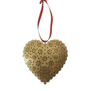 Premium Christmas <b>Tree</b> <b>Ornament</b> Heart Shape Metal Accent for Retail Buyers - Product Image 6