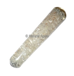 Acheter des baguettes de Massage lisses à Quartz cristal Orgone | Baguettes de Massage lisses à Quartz cristal Orgone en ligne - Product Image 1