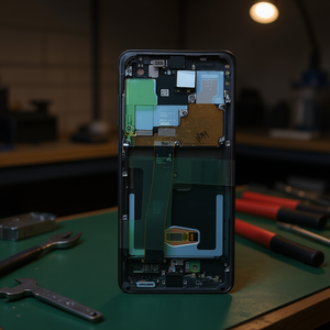 Pack de service de remplacement d'écran complet gris pour Galaxy S20 Ultra 5G - Product Image 3