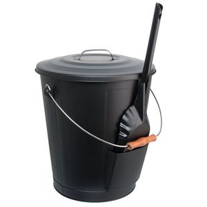 Nouvel Arrivage : Seau à Charbon en Fer, Accessoire pour Cheminée et Brasero, Bac à Cendres, Seau à Charbon, Taille, Forme et Couleur Personnalisables - Product Image 1