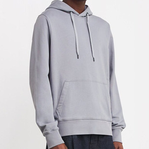 Sudadera con Capucha Ikhlas Sports, Color Gris Claro, Tejido de Felpa de Algodón Suave, 220g, Corte Holgado, Bolsillo Canguro, Capucha con Cordón Ajustable, Unisex - Product Image 2