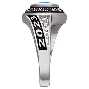 Anillo de Graduación Personalizado para Estudiantes y Mujeres, con Piedra de Nacimiento Marquise CZ, para Ceremonia de Preparatoria o Universidad - Product Image 3