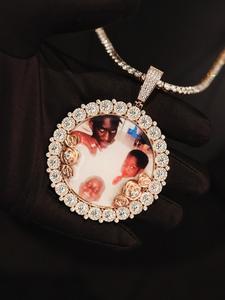 Pendentif Moissanite Prêt à Expédier, Plaqué Or S925, Moissanite Passe le Test du Diamant, Bijoux Hip Hop en Moissanite - Product Image 2