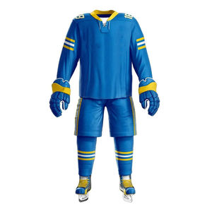 Uniforme de hockey sur glace brodé, uniforme d'équipe réversible personnalisé, vêtements de hockey professionnels, vêtements de sport d'hiver pour hommes, femmes et enfants, entraînement et matchs - Product Image 4