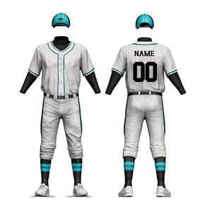 Derniers uniformes de baseball personnalisés OEM en gros, maillots de softball en polyester sublimé vierges et pas chers, maillots de baseball - Product Image 6