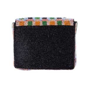 ANAM HANDICRAFT Bolso de Mano de Algodón Resistente al Agua con Bordado, Cierre de Botón, Correa Única - Bolso de Viaje de Lujo Vintage para Mujer - Product Image 3
