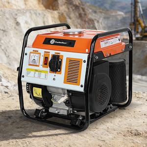 Generador de Gasolina de 1.5KW, 98.5cc de Cilindrada, Arranque por Retroceso, OHV, Motor de Gasolina, para Uso en Exteriores y Hogar, Carcasa Abierta, Voltaje Nominal de 230V - Product Image 1