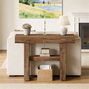 Consolle di Controllo Principale con Spazio di Archiviazione, Utilizzabile Come Tavolino da Divano, Scrivania d'Ingresso o Scrivania Portaoggetti - Product Image 3