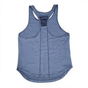 Débardeur de sport noir pour homme Alitza à ourlet incurvé, col rond, en Spandex/Coton/Fibre de bambou, séchage rapide, respirant, pour la musculation - Product Image 1