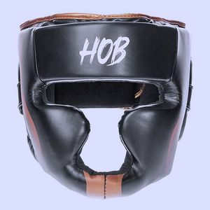 Protège-tête de boxe professionnel en cuir PU avec logo et couleur personnalisés, design respirant, nom de marque personnalisé - Product Image 3