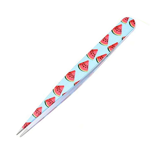 Pinza de Cejas de Acero Inoxidable de Lujo, Punta Puntiaguda, Diseño Ecológico, Ligero y Reutilizable, para Pelo Fino y Corto - Product Image 6