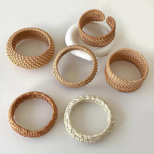 ผู้ผลิตเวียดนาม กำไลข้อมือหวายธรรมชาติ ขายส่งกำไลและกำไลข้อมือสาน - Product Image 1