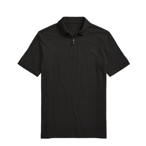 Camiseta de Manga Corta para Hombre, Estilo Casual Elegante, Antiarrugas, Lisa, Mezcla de Algodón, Tejido Jersey, 220g, Ligera, para Vacaciones de Verano - Product Image 2