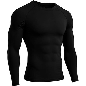 Custom Design Rash Guard Men Long Sleeve <b>Compression</b> <b>Shirt</b> Athletic Fitness Training Sportswear - Product Image 2