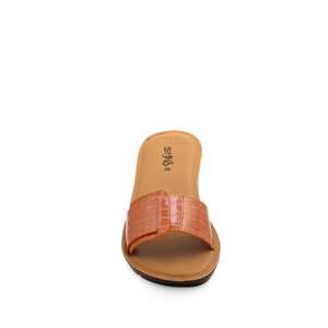 Sandale décontractée à talon moutarde pour filles KD5438 - Product Image 1