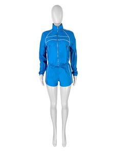 2026 Casual Sports Women Clothing 2 Piece Sweatpants and Hoodie Set Custom Logo <b>Pants</b> Set Women Windbreaker Tracksuit - Product Image 5