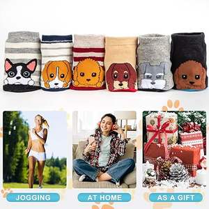 Calcetines Casuales de Invierno para Hombre de Calidad Premium, Transpirables, Cómodos, Tejidos con Spandex/Nylon, Resistentes a Desgarros - Product Image 1