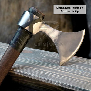 Hache en acier au carbone au design unique, faible MOQ, légère et de qualité supérieure - Product Image 2