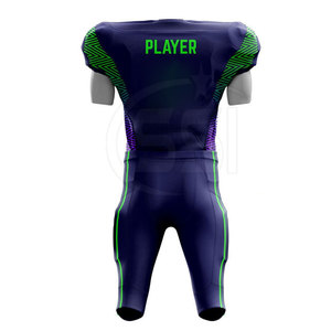 Service OEM d'uniformes de football américain avancés, couleurs personnalisées, matière polyester respirante à séchage rapide, haute qualité, sport - Product Image 6