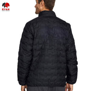 Blouson matelassé sur mesure pour homme, logo personnalisé, fermeture éclair, tissu respirant et confortable, design ODM - Product Image 5