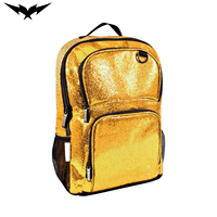 Sac à dos de cheerleader à paillettes tendance en gros, fermeture éclair, doublure en polyester, imperméable, capacité 20-35L pour l'école et le sport