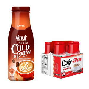Boisson au café froid, mélange Arabica Robusta, canette en aluminium 405ml, VINUT, approvisionnement en gros, étiquette privée, services OEM ODM, Brix 6% - Product Image 1