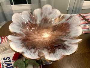 <b>Resin</b> fruit serving bowl <b>epoxy</b> handmade decorative bowl glossy finish modern home decor centerpiece stylish gift item - Product Image 5