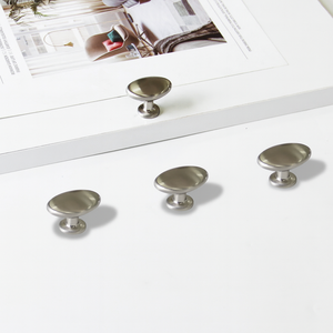 Tirador Ovalado de Aleación de Zinc para Muebles, Material de Ferretería OEM Disponible para Decoración de Gabinetes de Cocina, Comedor y Baño - Product Image 3