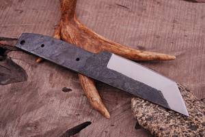 Couteau de chasse artisanal en acier inoxydable Pasha Enterprises, lame vierge, manche en cuir, étui, couteaux de survie et de filetage pour l'extérieur - Product Image 3