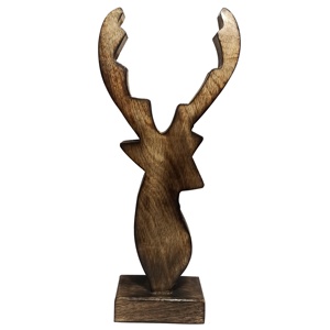 Vente en gros de nouveau design indien artisanal de luxe personnalisé Arbre de Noël décoratif pour la maison en bois et métal Graphiques imprimés UV suspendus - Product Image 4