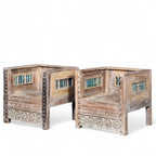 CHAISE EN TECK VIEILLI - Chaise de luxe personnalisée en bois massif de teck, qualité supérieure, décoration vintage à combiner - MOQ 1 conteneur seulement - Product Image 4