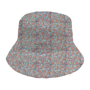 Sombrero de Pescador Acolchado de Algodón con Estampado a Mano, Duradero, Elegante, Ligero, Transpirable, Informal, para Viajes, Uso Diario, Unisex - Product Image 5