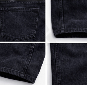 Mens Baggy Jeans Acid Wash Denim Oversized Fit Loose Streetwear Vintage Washed Casual Wear Modern Fashion Apparel - Product Image 3