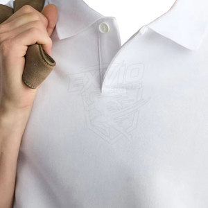 บริการออกแบบเสื้อโปโลโอเวอร์ไซส์ OEM พร้อมโลโก้ของคุณเอง เสื้อโปโลโอเวอร์ไซส์ผู้ชายสีตามสั่ง - Product Image 5