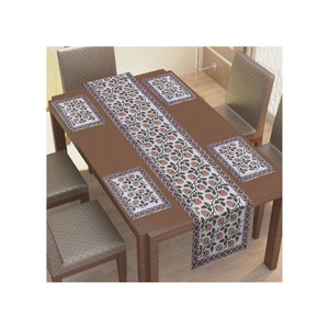 Red And White Checkered Rectangle Placemat Cotton 13x18 Inches 200 GSM GOTS Certified Woven <b>Table</b> Mat Home Use Washable Plaid - Product Image 5