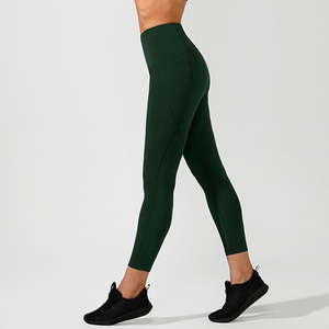 Leggings de compression pour femmes, taille haute, longueur cheville, imprimés, en Spandex/Nylon, légers, avec taille élastique, pour fitness et gym - Product Image 2