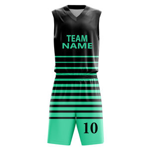 Maillot de basket-ball personnalisé avec logo brodé, motif uni, nom d'équipe personnalisé, saison printemps, 100% polyester, tailles adultes unisexes - Product Image 1