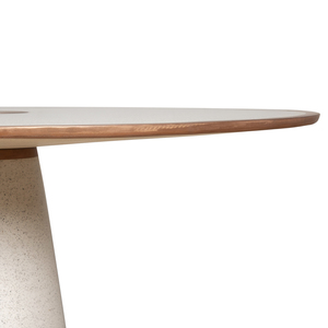 Table à manger en ciment moderne et luxueuse, durable, pour villa, hôtel, usage agricole, ronde, 4 places, écologique, prix compétitif - Product Image 2