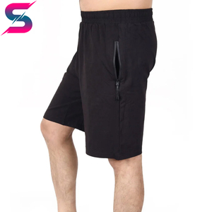 Pantalones cortos de hombre de algodón 100%, estilo hip hop, de color sólido, con bolsillo lateral con cremallera, fáciles de usar, diseño más reciente. - Product Image 4