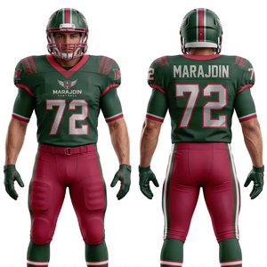 Uniforme de football américain personnalisé, design de l'équipe des Lions, nom de l'équipe, numéro et logo sublimés, couleur noire royale, haute qualité - Product Image 6
