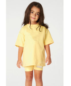 Conjunto de Camiseta y Pantalones Cortos para Niñas, Talla Grande, con Logotipo de Marca Personalizado, Ropa de Verano para Niñas - Product Image 4