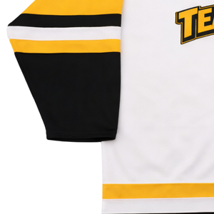 Camiseta de Hockey sobre Hielo Personalizada |   Personalización del Nombre del Equipo en Diagonal - Ropa de Entrenamiento de Malla Transpirable - Uniforme Deportivo Profesional - Product Image 4
