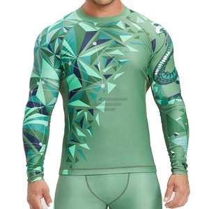 Vêtements de compression de haute qualité pour hommes, respirants, antidérapants, ensembles de rashguards pour MMA, BJJ et sports de fitness - Product Image 5