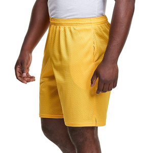 Pantalones cortos de malla de alto rendimiento para hombre, tela de poliéster, estilo casual, para uso diario. - Product Image 3