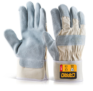 Gants de travail en cuir Rigger, robustes, de protection industrielle, respirants, flexibles, anti-coupure, antidérapants, logo personnalisé OEM - Product Image 4