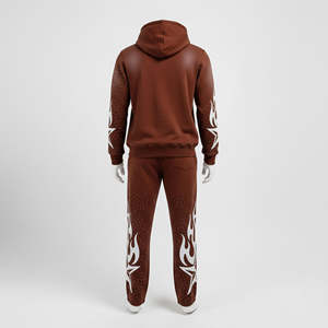 Sudadera con Capucha Unisex Personalizada, Transpirable, con Estampado Digital, Bordado de Diseñador, Conjunto Deportivo 2 en 1, 100% Algodón, Invierno - Product Image 5