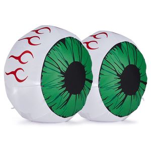 2 Confezioni di Gonfiabili da Giardino per Halloween con Occhi Verdi, Decorazioni Luminose Gonfiabili da 3 Piedi - Product Image 2